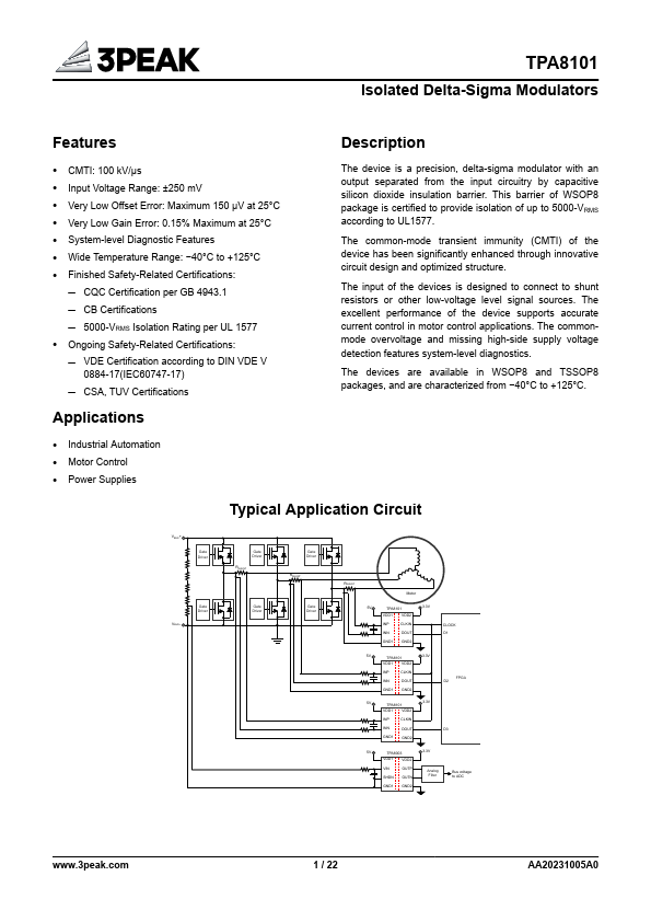 TPA8101 Datasheet Preview