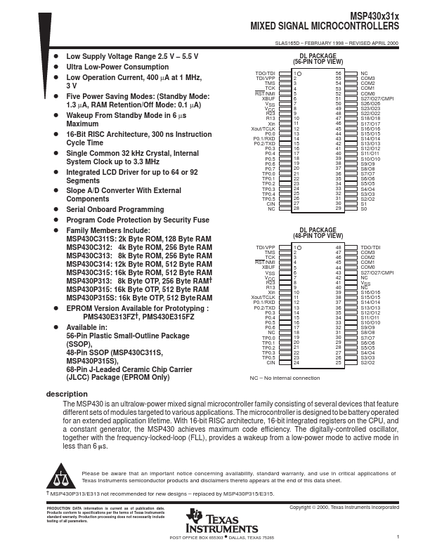 MSP430P315