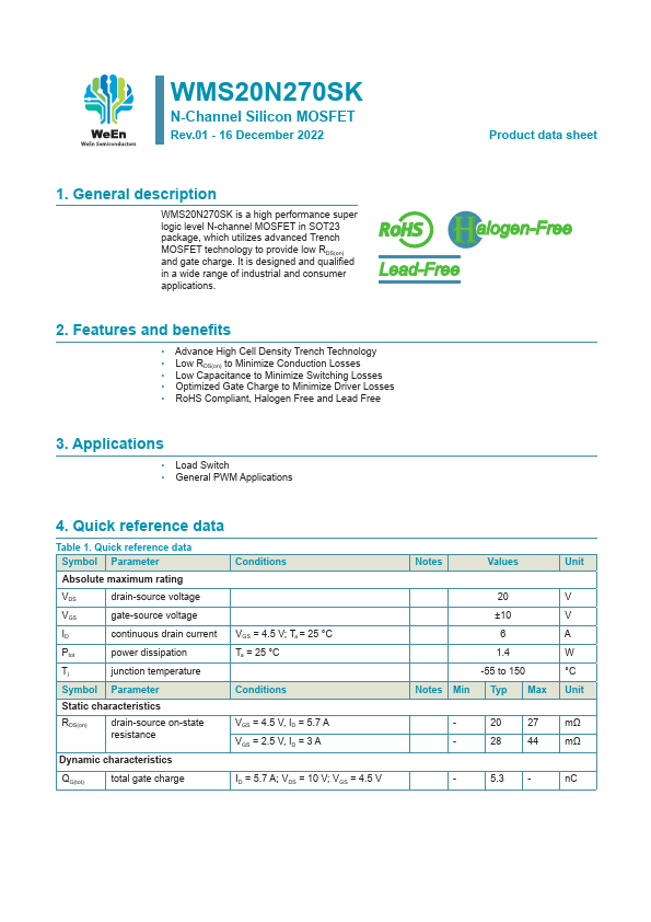 WMS20N270SK