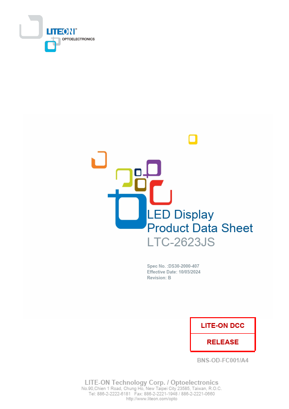 LTC-2623JS Datasheet Preview