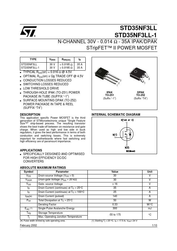 STD35NF3LL-1