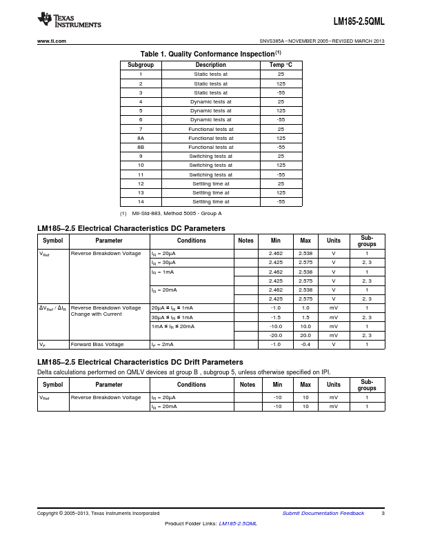 LM185-2.5QML