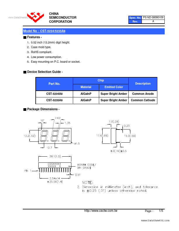 CST-5234A9