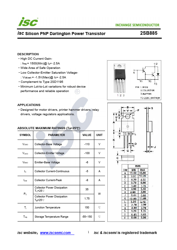 2SB885