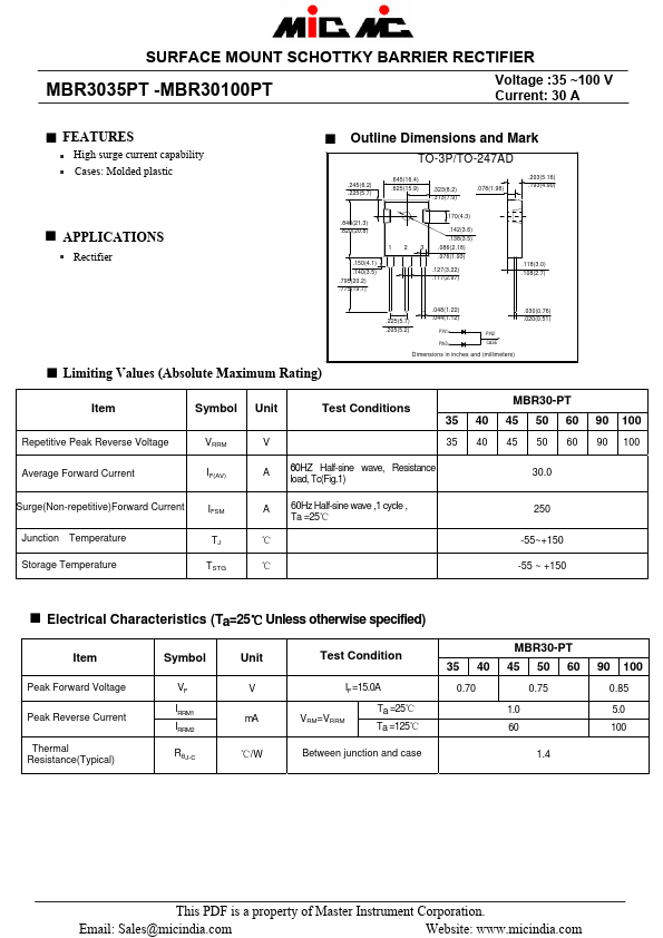 MBR3045PT