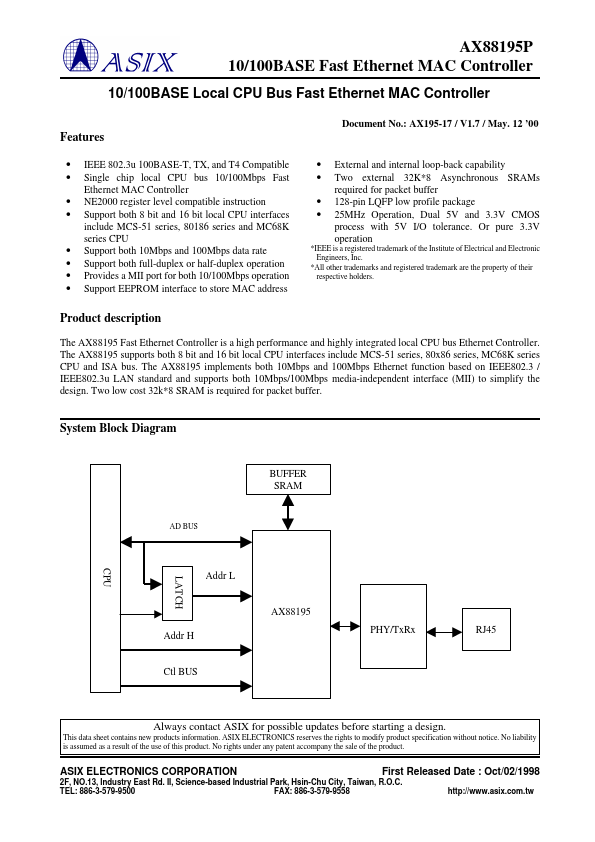 AX88195P