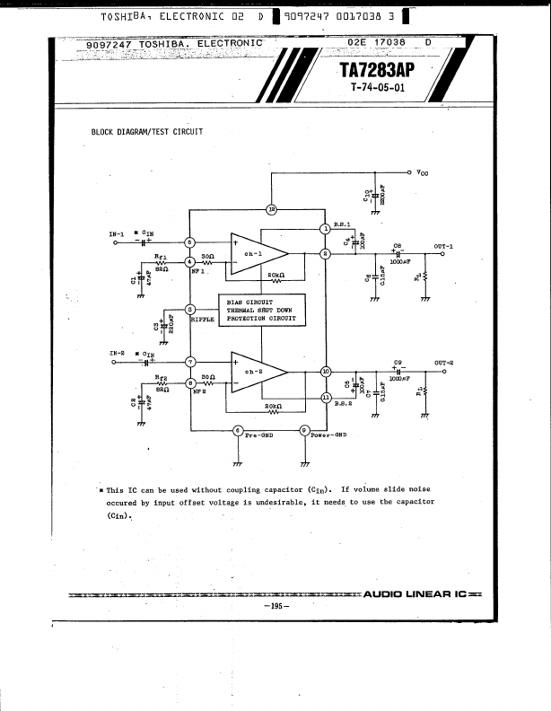 TA7283AP