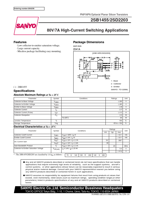 2SB1455