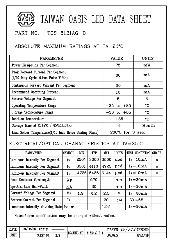 TOS-5121AG-B