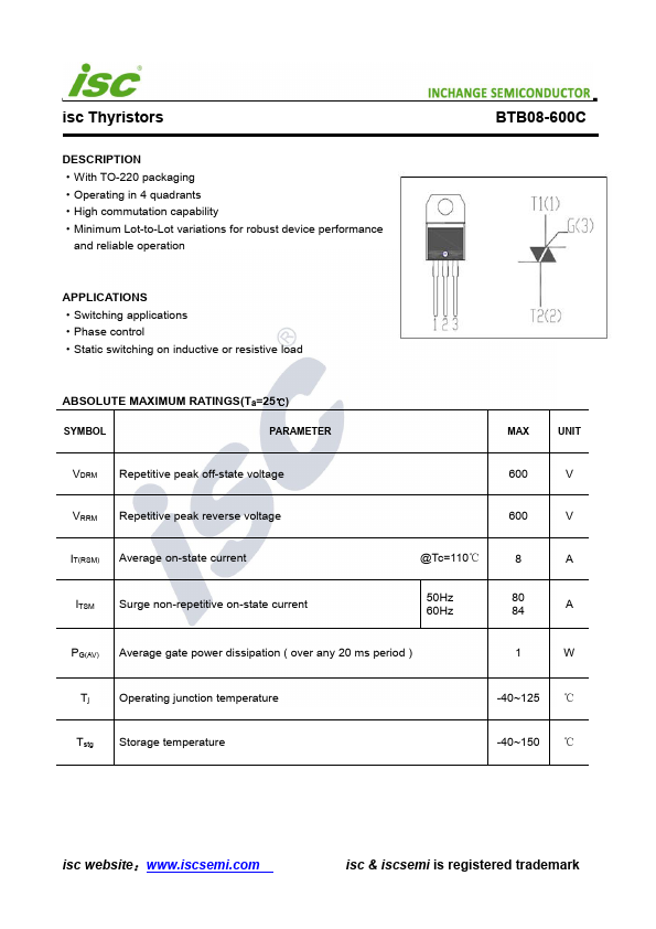 BTB08-600C