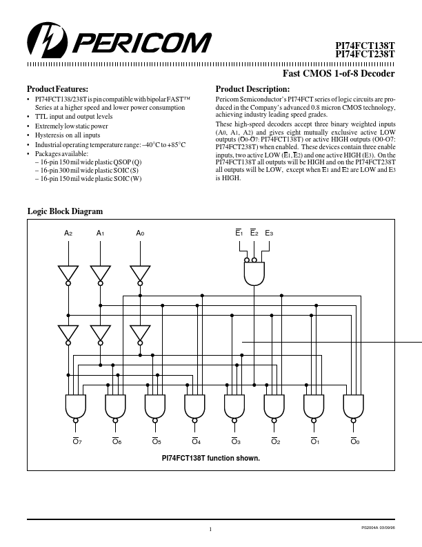 PI74FCT238T