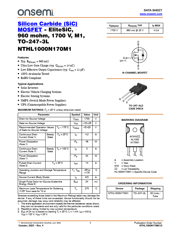 NTHL1000N170M1