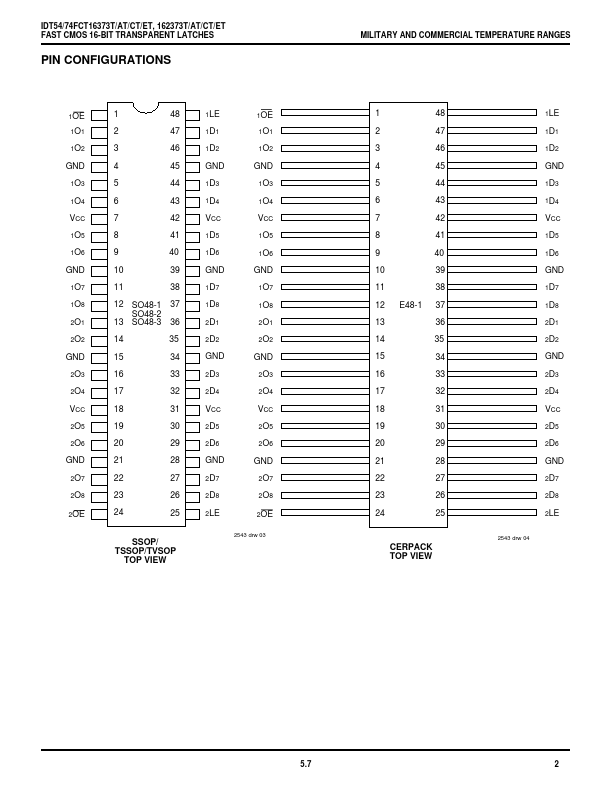 IDT54FCT16373AT