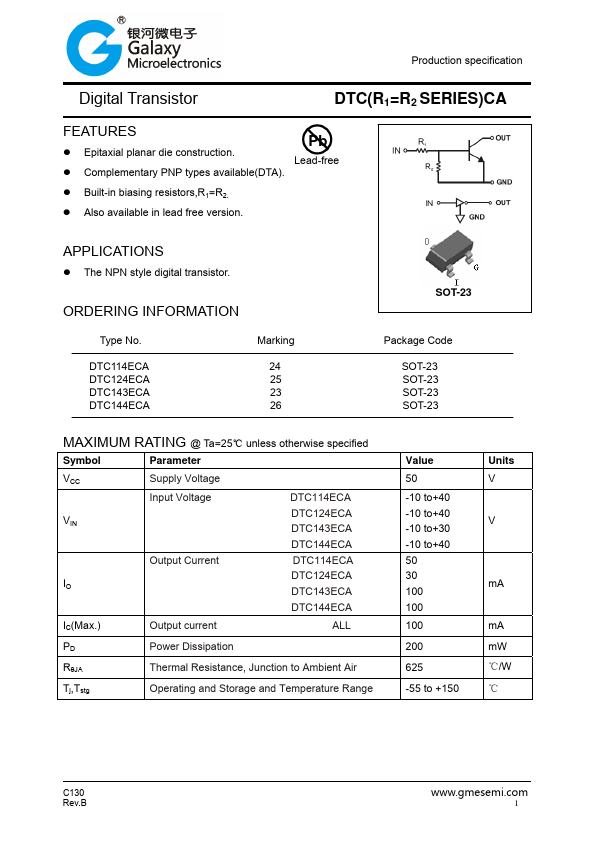 DTC144ECA