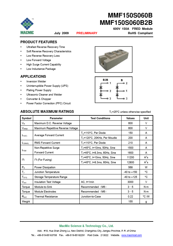 MMF150S060B