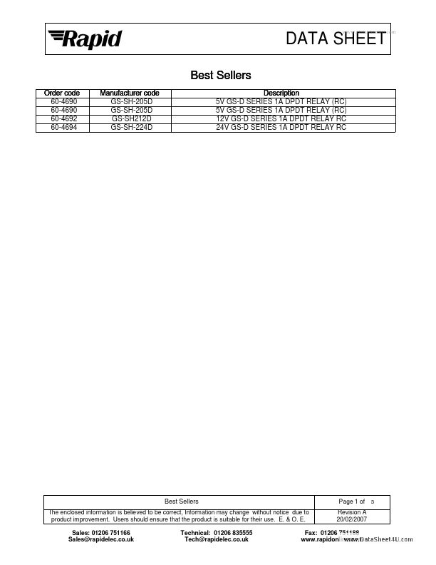 GS-SH-205D