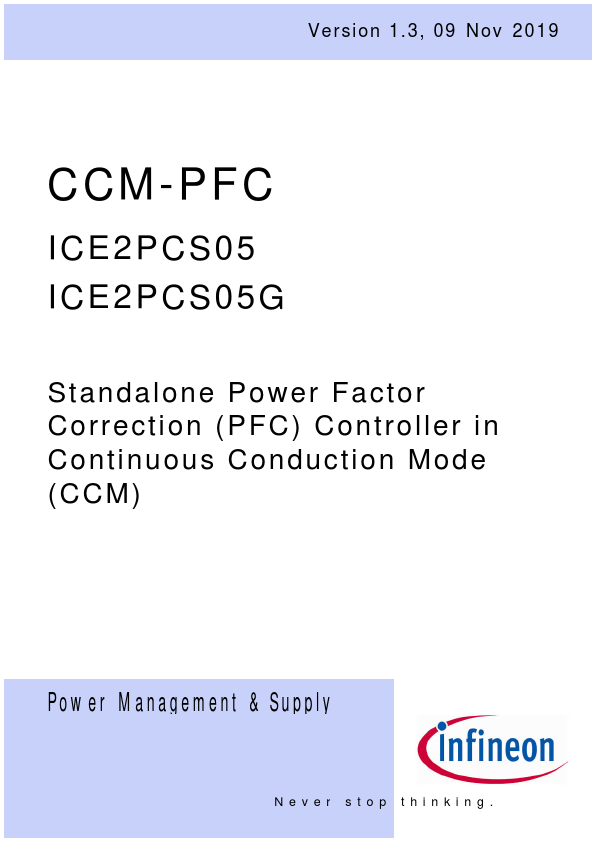 ICE2PCS05 Datasheet Preview