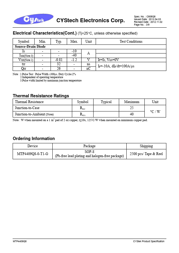 MTP4409Q8