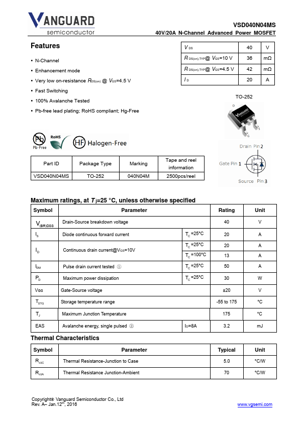 VSD040N04MS