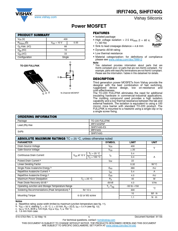 IRFI740G