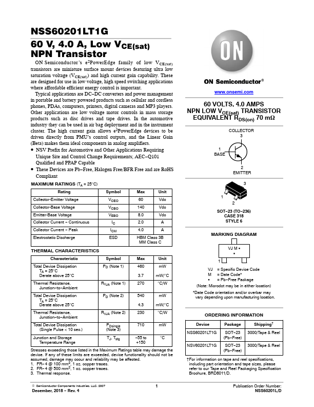 NSS60201LT1G