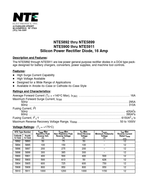 NTE5892