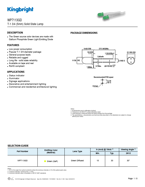 WP7113GD