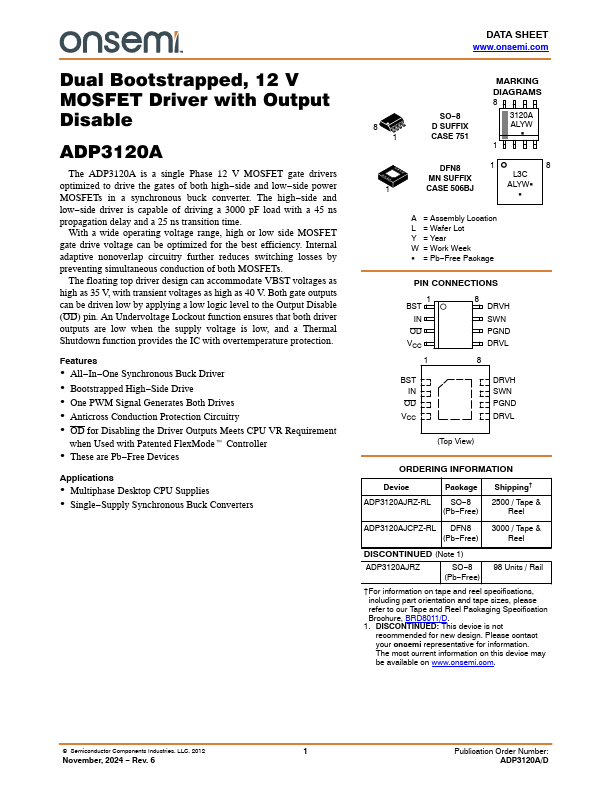 ADP3120A Datasheet Preview