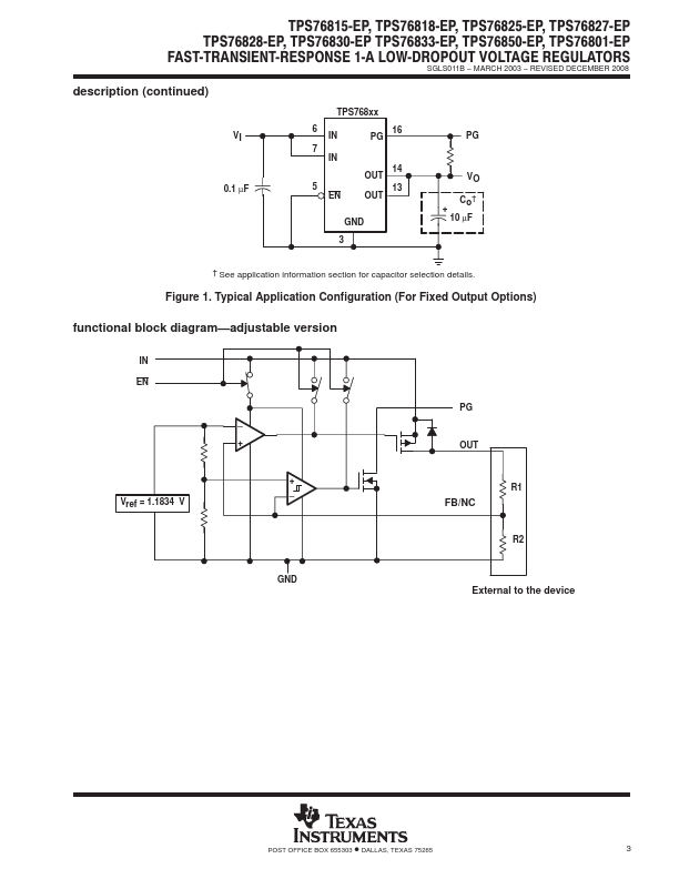 TPS76850-EP