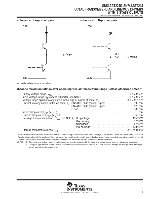 SN74ABT2245