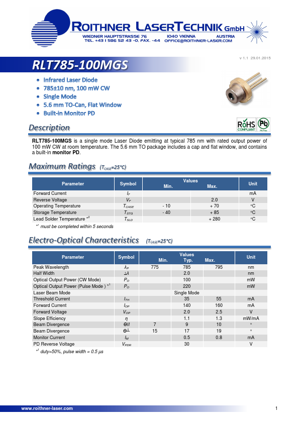 RLT785-100MGS