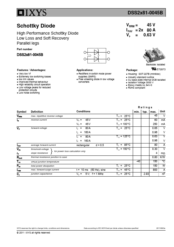 DSS2x81-0045B Datasheet Preview