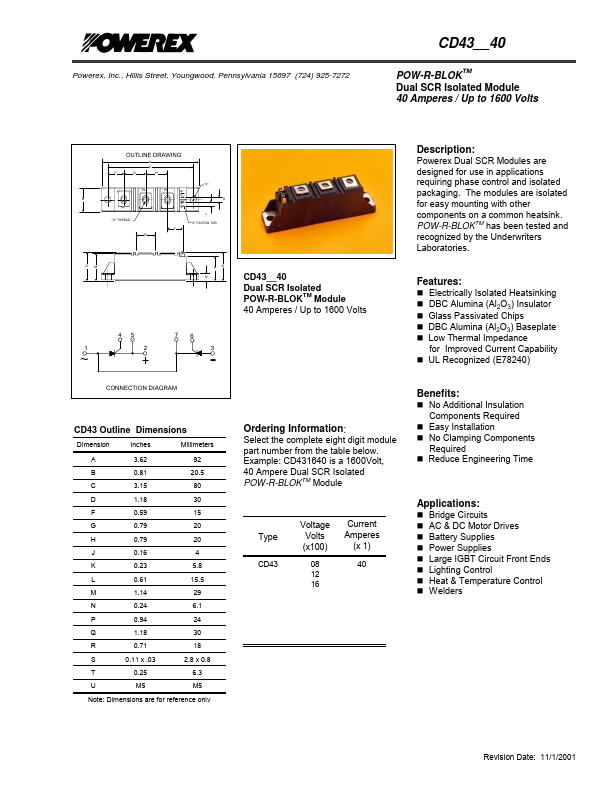 CD4340 Datasheet Preview