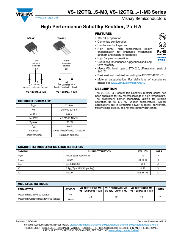 VS-12CTQ045S-M3