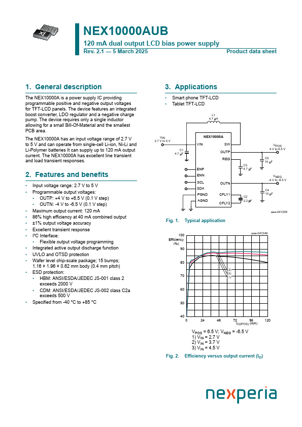 NEX10000AUB Datasheet Preview