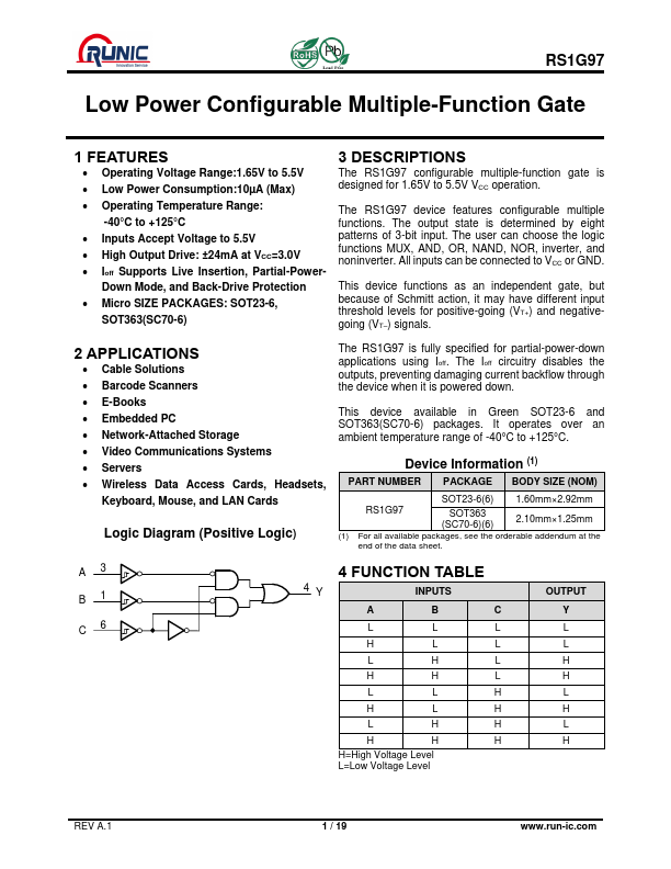 RS1G97 Datasheet Preview