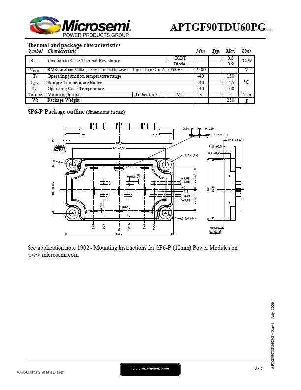 APTGF90TDU60PG