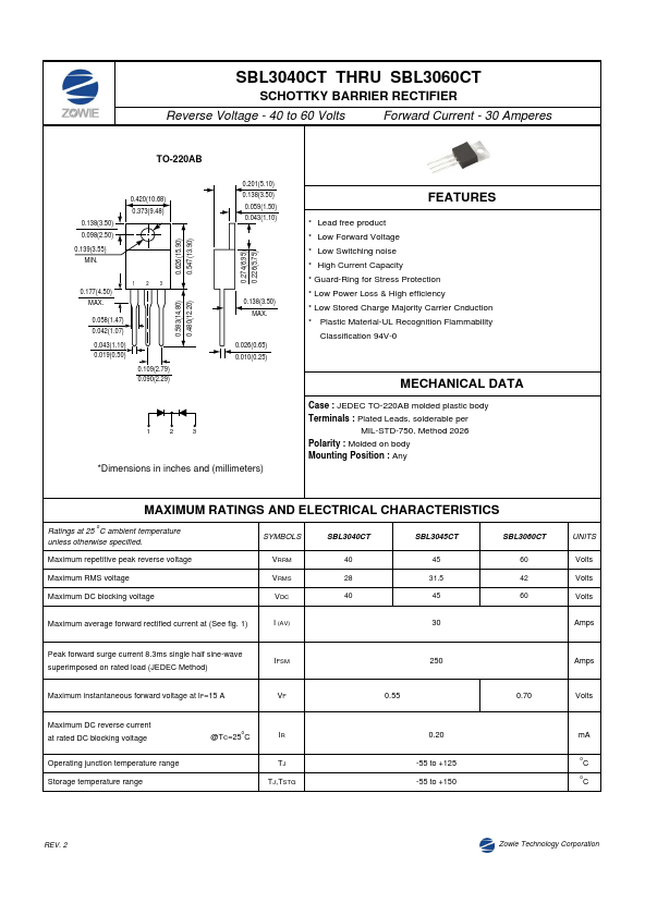 SBL3060CT