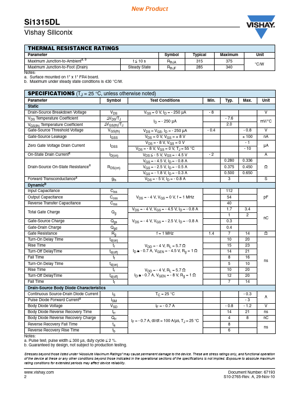 Si1315DL