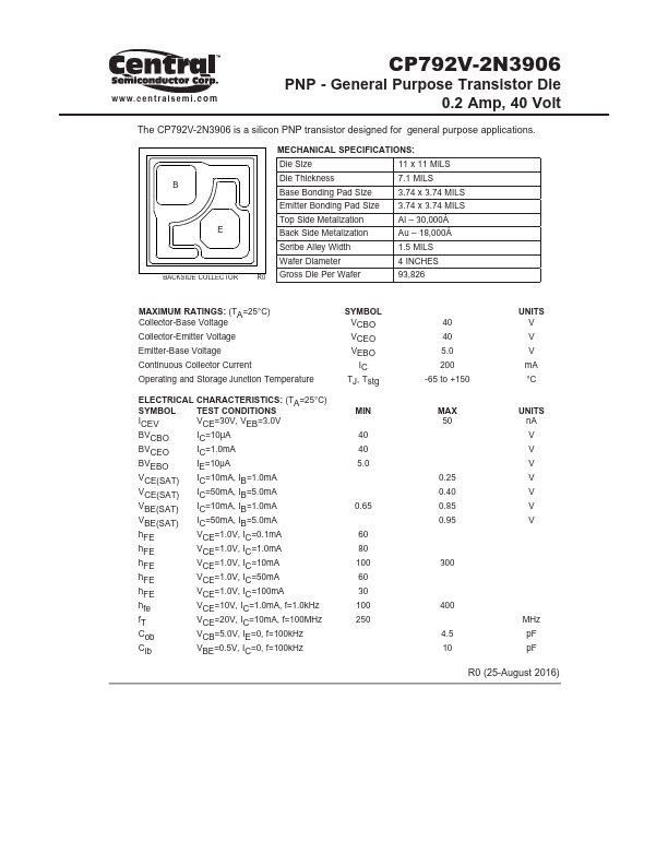 CP792V-2N3906