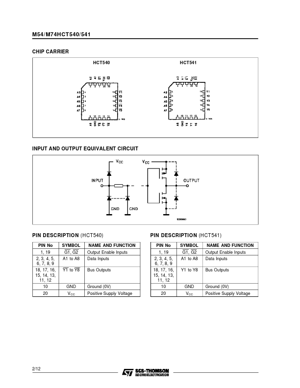 M54HCT541