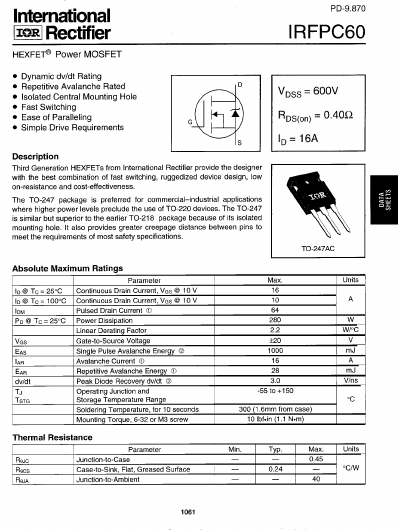 IRFPC60