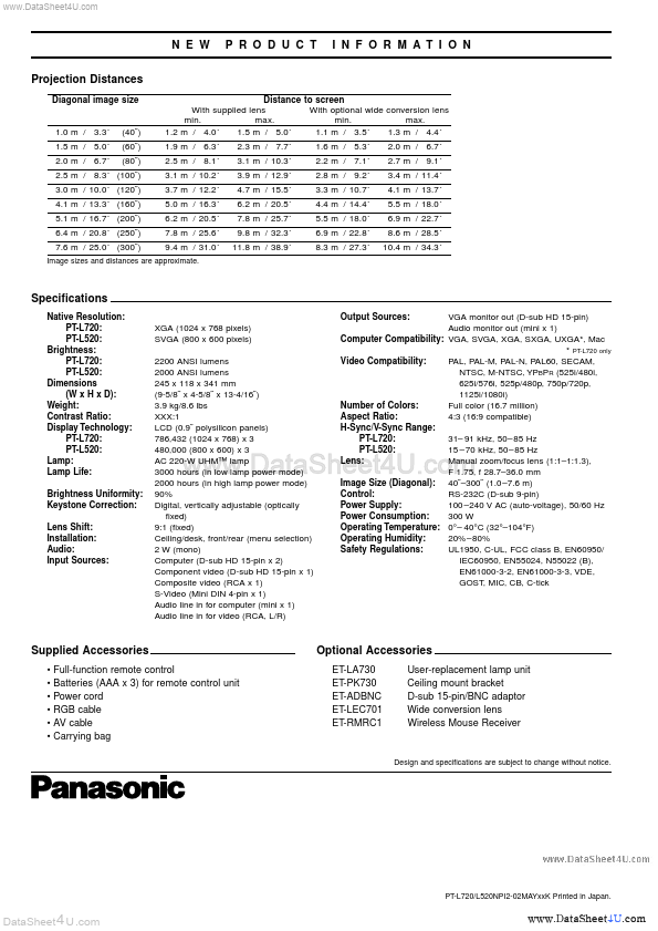 PT-L720