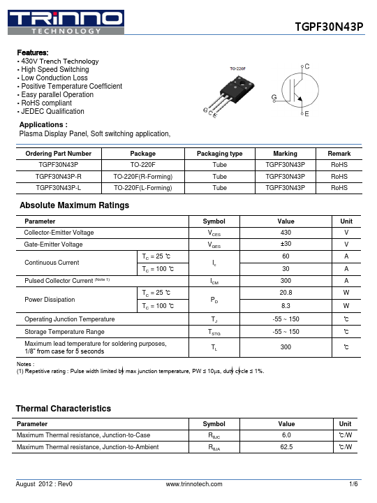 TGPF30N43P