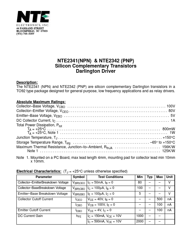 NTE2341