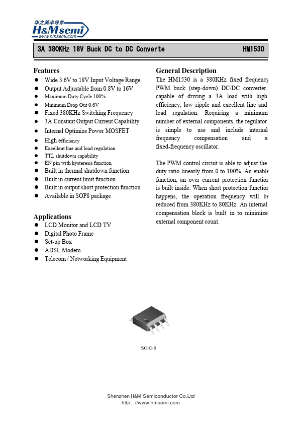HM1530 Datasheet Preview