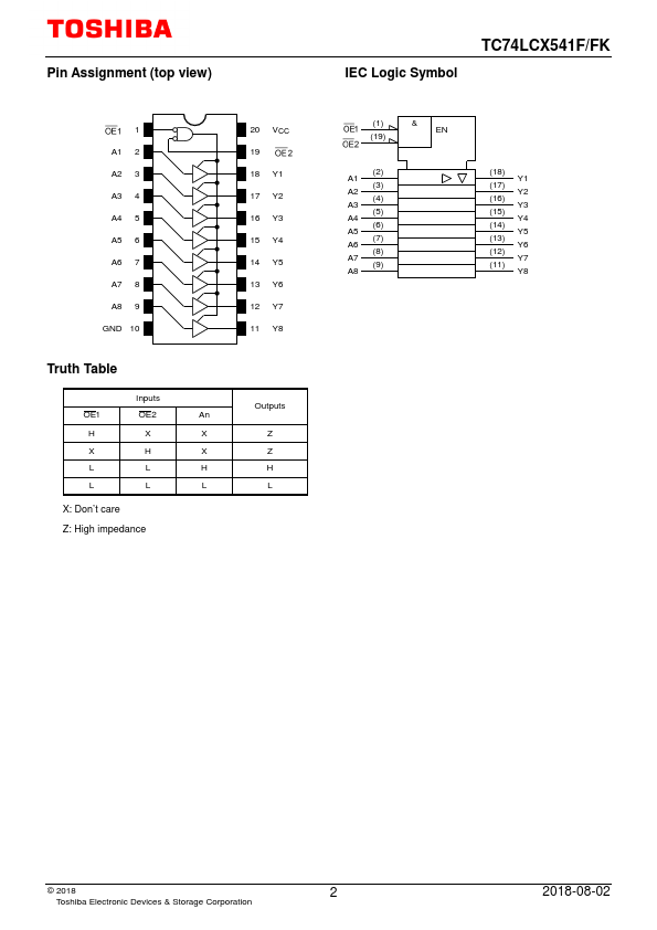 TC74LCX541F