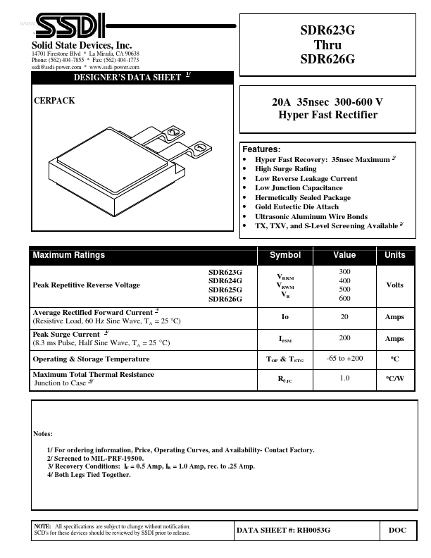 SDR625G