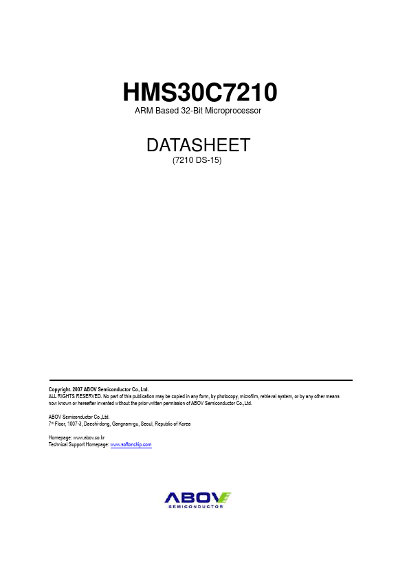 HMS30C7210 datasheet page 1 preview
