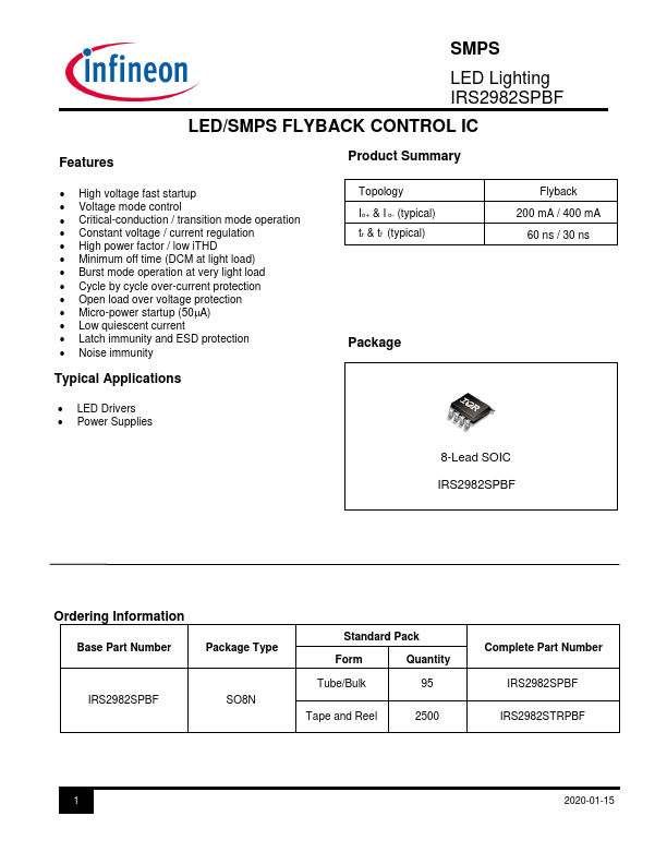 IRS2982S Datasheet Preview
